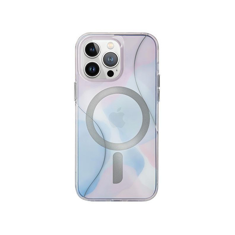 UNIQ Coehl Palette Magnetinis įkrovimo dėklas, skirtas iPhone 15 Pro Max - mėlynas UNIQ Coehl Palette Magnetinis įkrovimo dėklas, skirtas iPhone 15 Pro Max - mėlynas