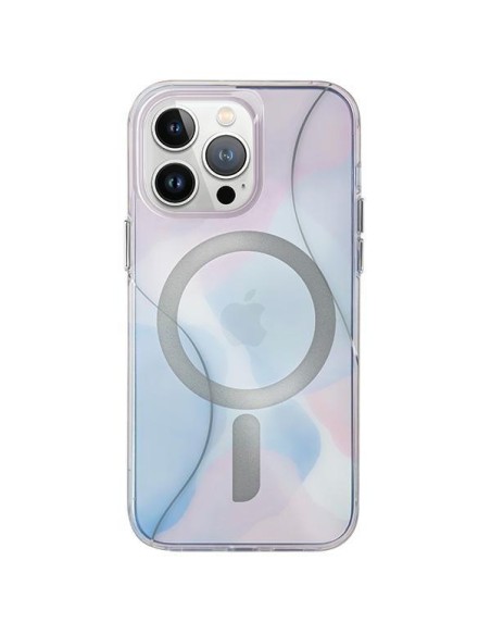 UNIQ Coehl Palette Magnetinis įkrovimo dėklas, skirtas iPhone 15 Pro Max - mėlynas UNIQ Coehl Palette Magnetinis įkrovimo dėklas, skirtas iPhone 15 Pro Max - mėlynas