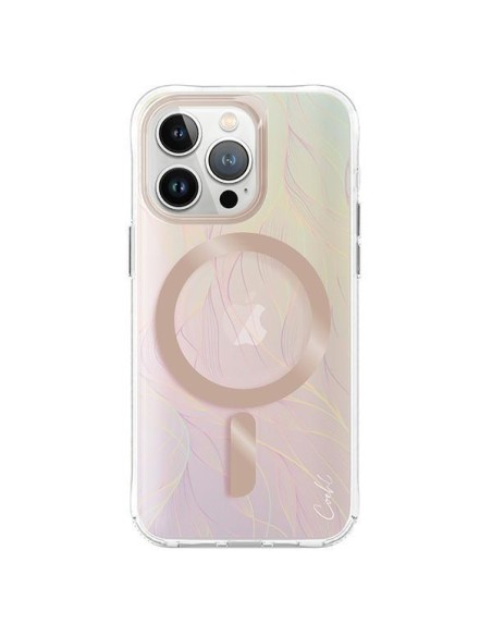 UNIQ Coehl Willow Magnetic Charging dėklas, skirtas iPhone 15 Pro Max - vaivorykštis UNIQ Coehl Willow Magnetic Charging dėklas, skirtas iPhone 15 Pro Max - vaivorykštis
