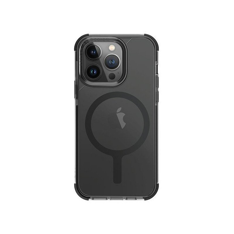 UNIQ Combat Magclick įkrovimo dėklas, skirtas iPhone 15 Pro Max - juodas UNIQ Combat Magclick įkrovimo dėklas, skirtas iPhone 15 Pro Max - juodas
