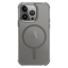 UNIQ Combat Magclick įkrovimo dėklas, skirtas iPhone 15 Pro Max - pilkas