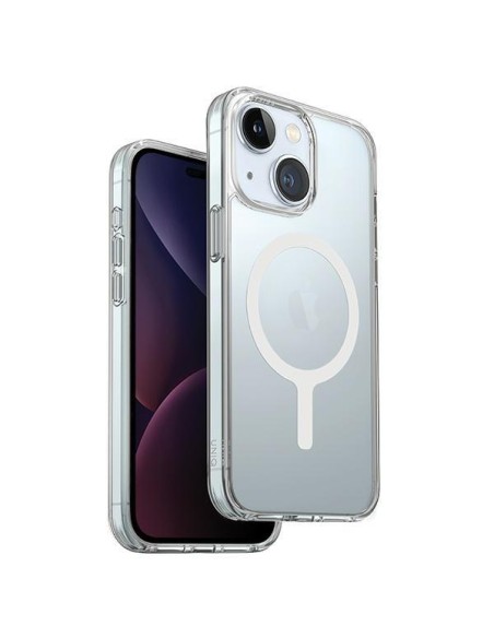 UNIQ LifePro Xtreme Magclick įkrovimo dėklas iPhone 15 - skaidrus