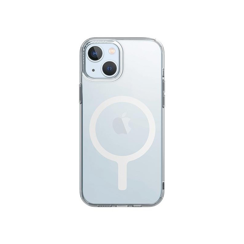 UNIQ LifePro Xtreme Magclick įkrovimo dėklas iPhone 15 Plus - skaidrus