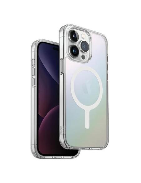 UNIQ LifePro Xtreme Magclick įkrovimo dėklas iPhone 15 Pro - vaivorykštis UNIQ LifePro Xtreme Magclick įkrovimo dėklas iPhone 15 Pro - vaivorykštis