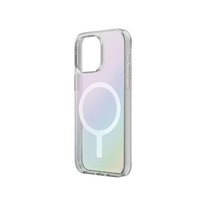 UNIQ LifePro Xtreme Magclick įkrovimo dėklas iPhone 15 Pro - vaivorykštis