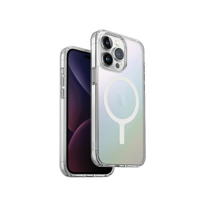 UNIQ LifePro Xtreme Magclick įkrovimo dėklas, skirtas iPhone 15 Pro Max - vaivorykštis UNIQ LifePro Xtreme Magclick įkrovimo dėklas, skirtas iPhone 15 Pro Max - vaivorykštis
