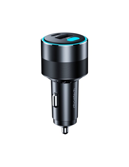 Greitas automobilinis įkroviklis 130W 2xUSB-C + USB-A juodas