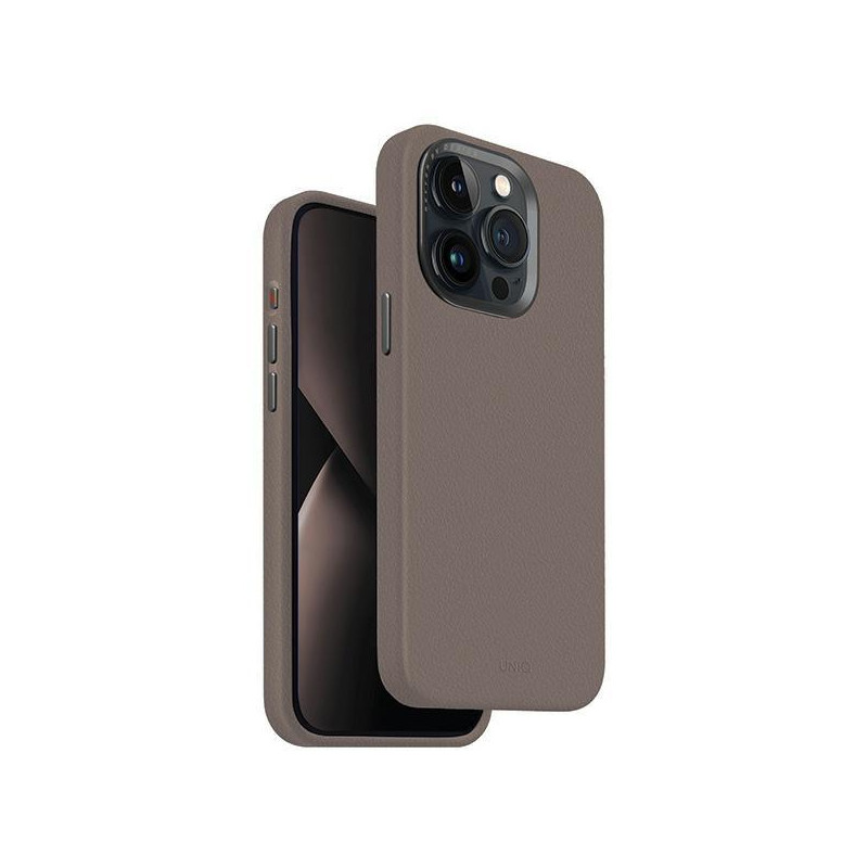 UNIQ Lyden Magclick įkrovimo dėklas, skirtas iPhone 15 Pro Max - pilkas