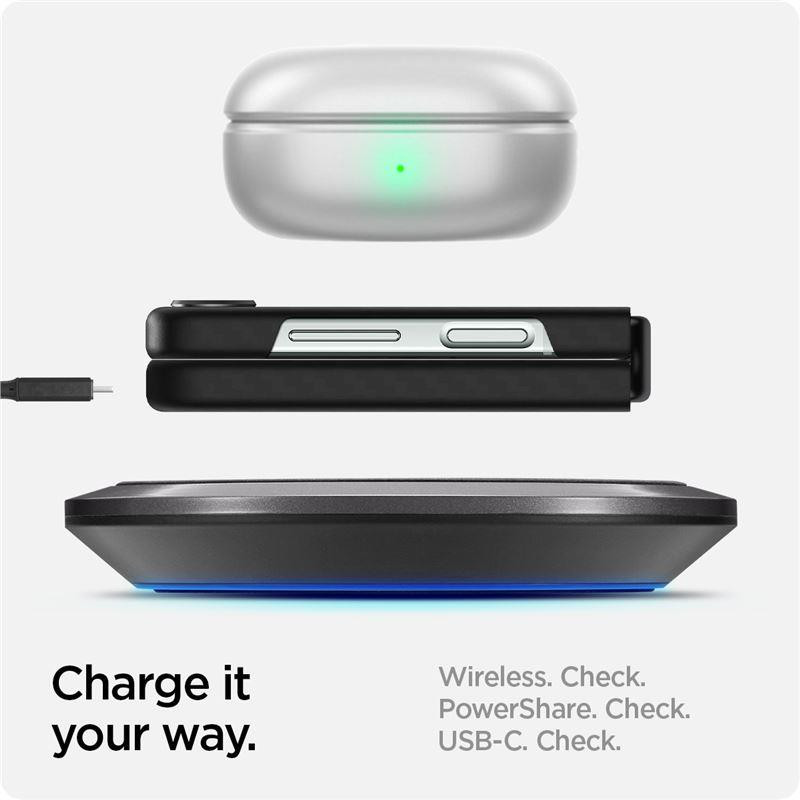Spigen Airskin Pro dėklas, skirtas Samsung Galaxy Z Flip 5 - juodas