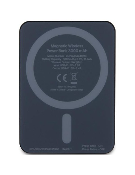 Powerbank Mercedes Stars Pattern MagSafe 5W 3000mAh - juoda