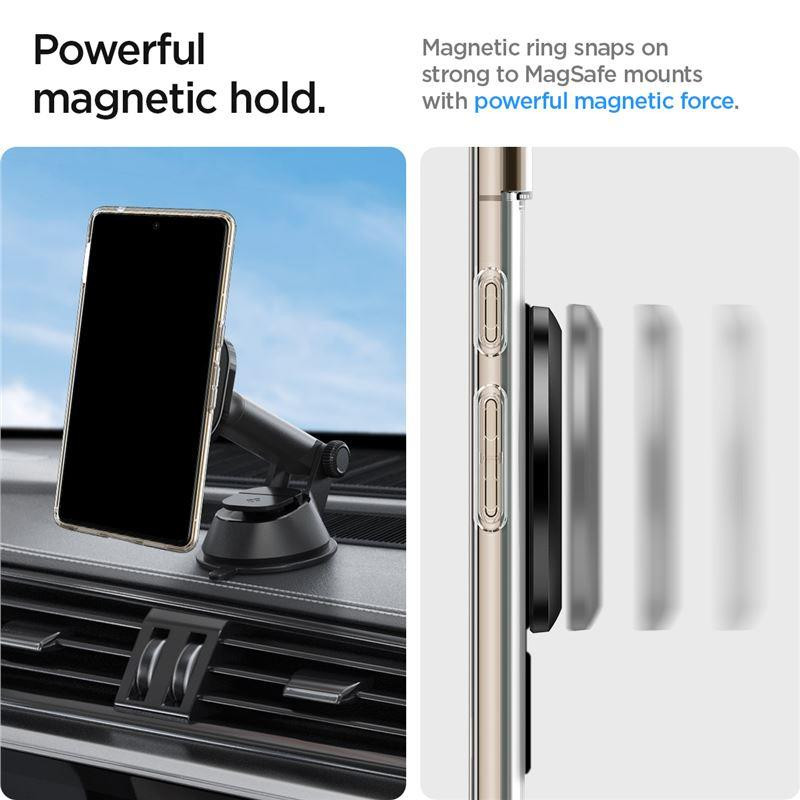 Spigen OneTap Ring Magnetinis dėklas su MagSafe - grafitas