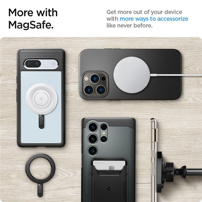 Spigen OneTap Ring Magnetinis dėklas su MagSafe - grafitas