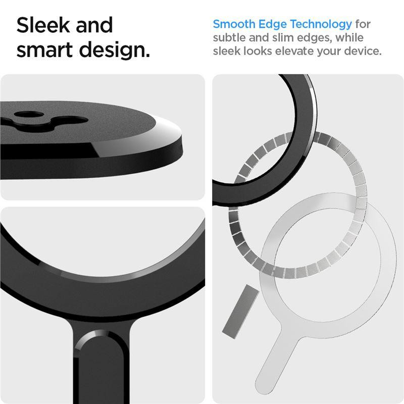 Spigen OneTap Ring Magnetinis dėklas su MagSafe - juodas