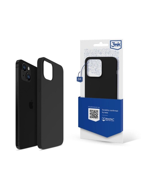 3mk silikoninis dėklas iPhone 15 - juodas 3mk silikoninis dėklas iPhone 15 - juodas