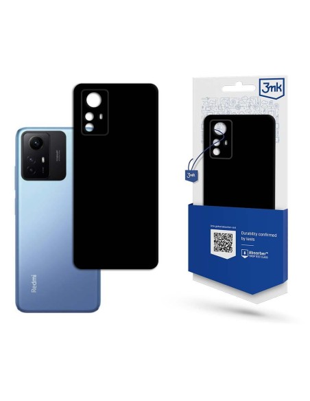 3mk matinis dėklas, skirtas Xiaomi Redmi Note 12s - juodas 3mk matinis dėklas, skirtas Xiaomi Redmi Note 12s - juodas