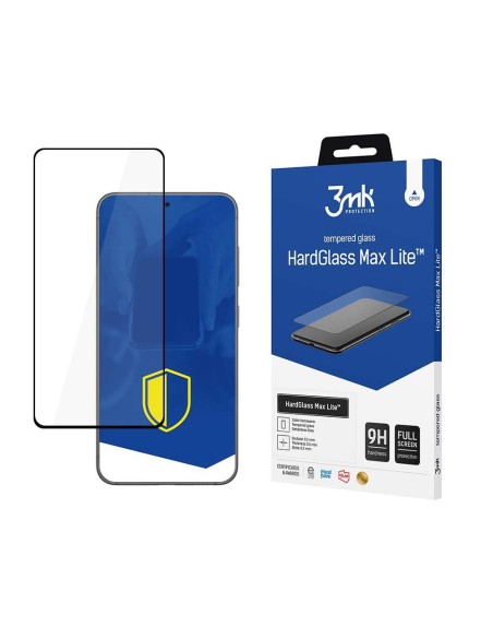 9H 3mk HardGlass Max Lite™ stiklas, skirtas Samsung Galaxy S23 FE 9H 3mk HardGlass Max Lite™ stiklas, skirtas Samsung Galaxy S23 FE