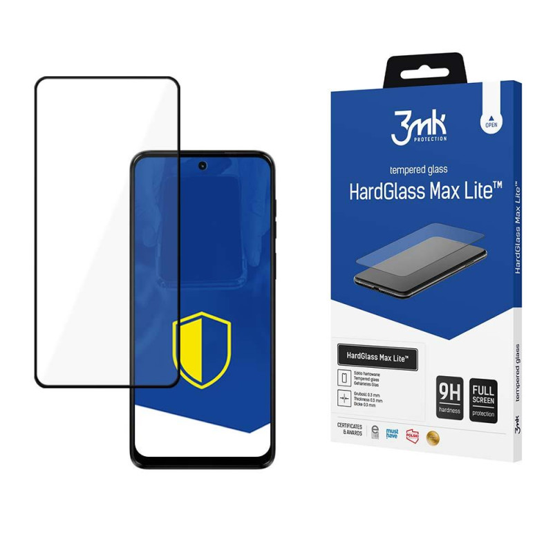 9H 3mk HardGlass Max Lite™ stiklas, skirtas Motorola Moto G14