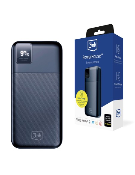 Powerbank 3mk PowerHouse 20000 mAh 2x USB-A 1x USB-C - juoda Powerbank 3mk PowerHouse 20000 mAh 2x USB-A 1x USB-C - juoda