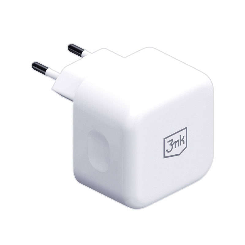 3mk Hyper Charger 35W 2x USB-C tinklo įkroviklis - baltas