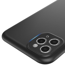 Silikoninis minkštas dėklas Honor 90 - juodas