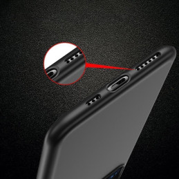 Silikoninis minkštas dėklas, skirtas Honor 90 Lite/ X50i – juodas