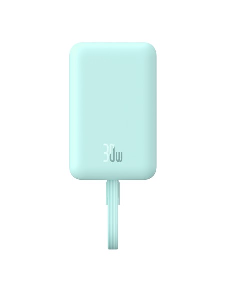 Baseus Magnetic Mini MagSafe 10000mAh 30W maitinimo blokas su įmontuotu USB-C laidu – mėlynas + Baseus Simple Series USB... Baseus Magnetic Mini MagSafe 10000mAh 30W maitinimo blokas su įmontuotu USB-C laidu – mėlynas + Baseus Simple Series USB...