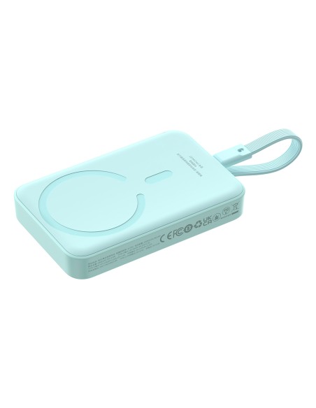 Baseus Magnetic Mini MagSafe 10000mAh 30W maitinimo blokas su įmontuotu USB-C laidu – mėlynas + Baseus Simple Series USB... Baseus Magnetic Mini MagSafe 10000mAh 30W maitinimo blokas su įmontuotu USB-C laidu – mėlynas + Baseus Simple Series USB...