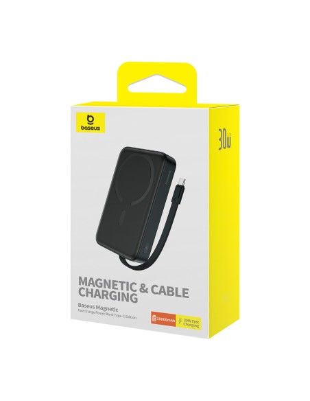 Baseus Magnetic Mini MagSafe 10000mAh 30W maitinimo blokas su įmontuotu USB-C laidu – juodas + Baseus Simple Series USB-... Baseus Magnetic Mini MagSafe 10000mAh 30W maitinimo blokas su įmontuotu USB-C laidu – juodas + Baseus Simple Series USB-...
