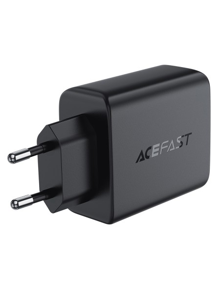 Acefast A61 PD 45W GaN įkroviklis 2 x USB-C + 2 x USB-A su 4 prievadais - juodas Acefast A61 PD 45W GaN įkroviklis 2 x USB-C + 2 x USB-A su 4 prievadais - juodas