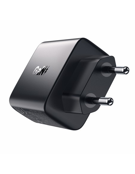 Acefast A57 PD 35W GaN įkroviklis 2 x USB-A + USB-C su 3 prievadais - juodas