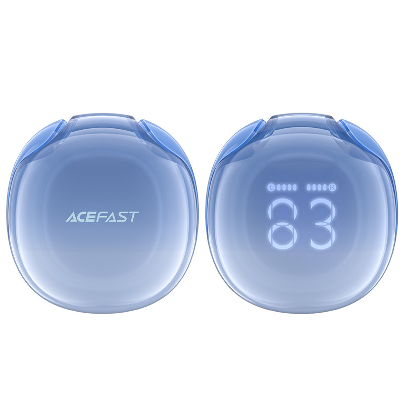 Acefast T9 Bluetooth 5.3 į ausis įdedamos belaidės ausinės – mėlynos spalvos