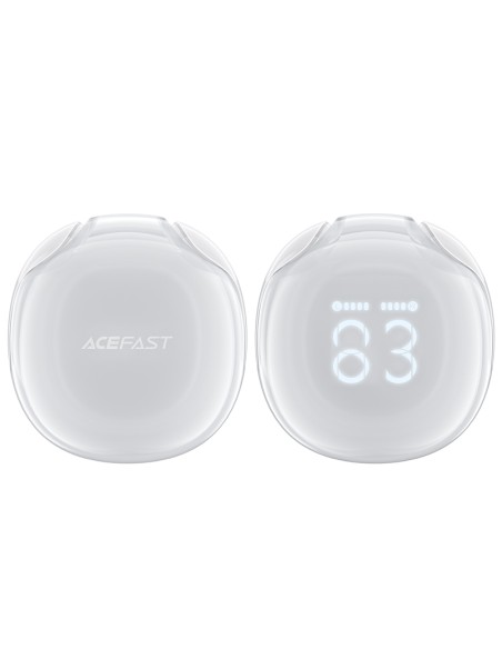 Acefast T9 Bluetooth 5.3 į ausis įdedamos belaidės ausinės – baltos Acefast T9 Bluetooth 5.3 į ausis įdedamos belaidės ausinės – baltos