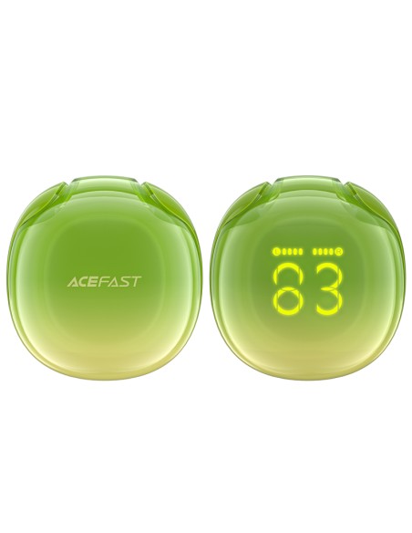 Acefast T9 Bluetooth 5.3 į ausis įdedamos belaidės ausinės – žalios spalvos Acefast T9 Bluetooth 5.3 į ausis įdedamos belaidės ausinės – žalios spalvos