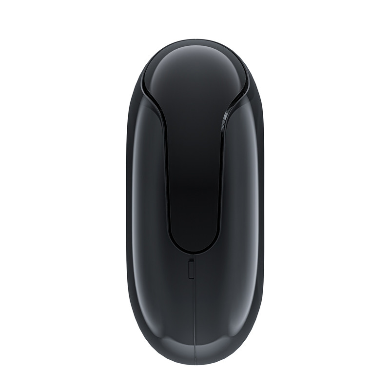 Acefast T9 Bluetooth 5.3 į ausis įdedamos belaidės ausinės su ekranu – juodos spalvos
