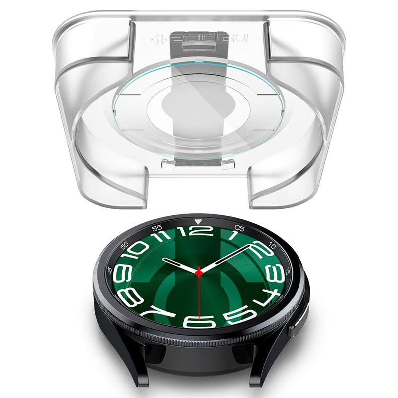 Spigen Glas.tR EZ Fit grūdintas stiklas, skirtas Samsung Galaxy Watch 6 Classic (47 mm) - 2 vnt.