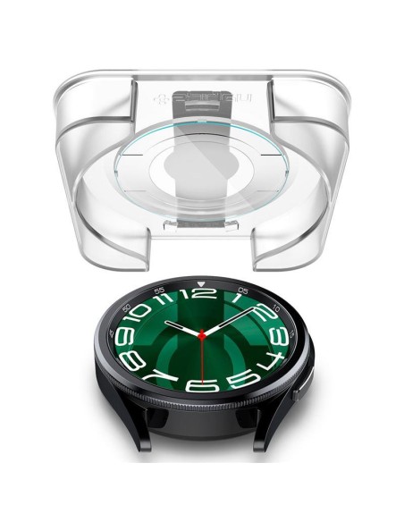 Spigen Glas.tR EZ Fit grūdintas stiklas, skirtas Samsung Galaxy Watch 6 Classic (47 mm) - 2 vnt. Spigen Glas.tR EZ Fit grūdintas stiklas, skirtas Samsung Galaxy Watch 6 Classic (47 mm) - 2 vnt.