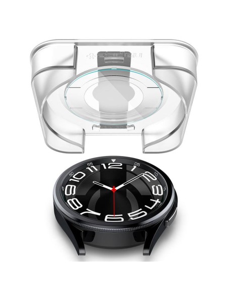 Spigen Glas.tR EZ Fit grūdintas stiklas, skirtas Samsung Galaxy Watch 6 Classic (43 mm) - 2 vnt. Spigen Glas.tR EZ Fit grūdintas stiklas, skirtas Samsung Galaxy Watch 6 Classic (43 mm) - 2 vnt.