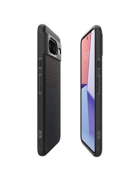 Spigen Liquid Air dėklas, skirtas Google Pixel 8 – matinė juoda Spigen Liquid Air dėklas, skirtas Google Pixel 8 – matinė juoda