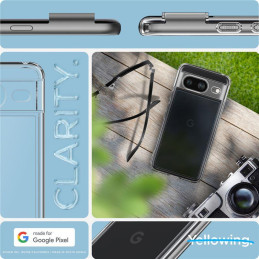 Spigen Ultra Hybrid dėklas, skirtas Google Pixel 8 – skaidrus