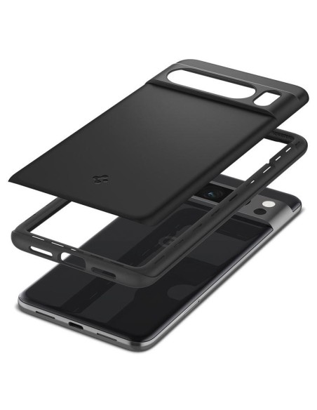 Spigen Thin Fit dėklas, skirtas Google Pixel 8 Pro – juodas Spigen Thin Fit dėklas, skirtas Google Pixel 8 Pro – juodas