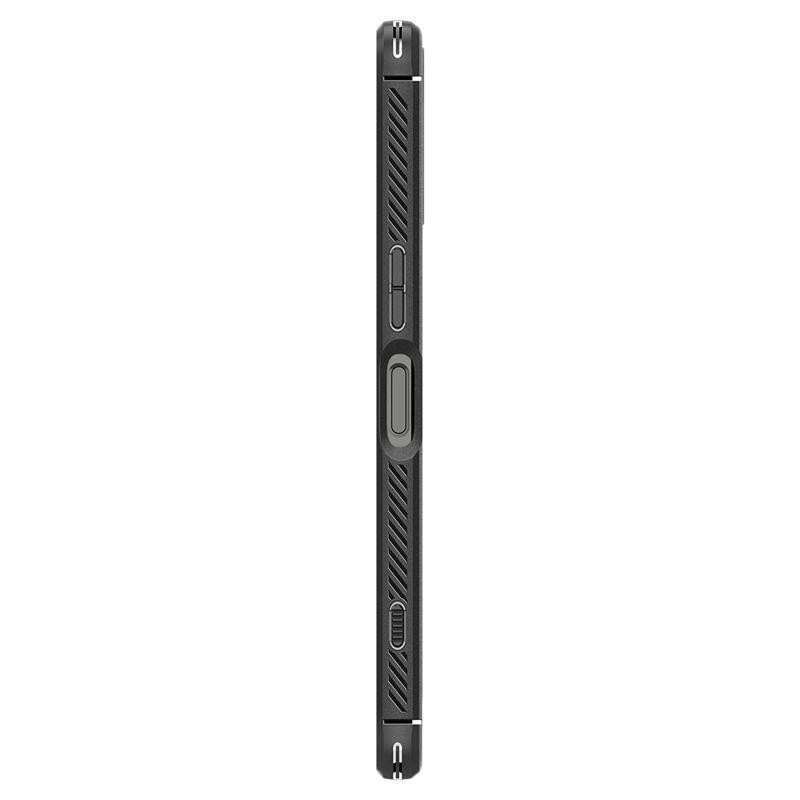 Spigen Rugged Armor dėklas, skirtas Sony Xperia 5 V - matinė juoda Spigen Rugged Armor dėklas, skirtas Sony Xperia 5 V - matinė juoda