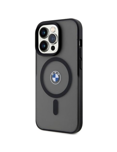 BMW IML Signature MagSafe dėklas iPhone 15 Pro - juodas BMW IML Signature MagSafe dėklas iPhone 15 Pro - juodas