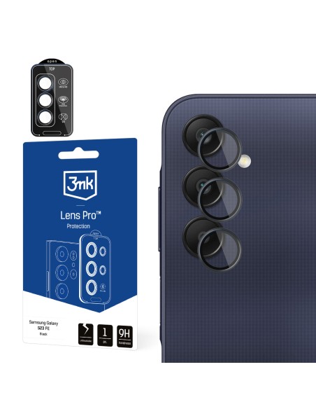 3mk Lens Protection Pro kameros dangtelis, skirtas Samsung Galaxy A25 5G – juodas 3mk Lens Protection Pro kameros dangtelis, skirtas Samsung Galaxy A25 5G – juodas