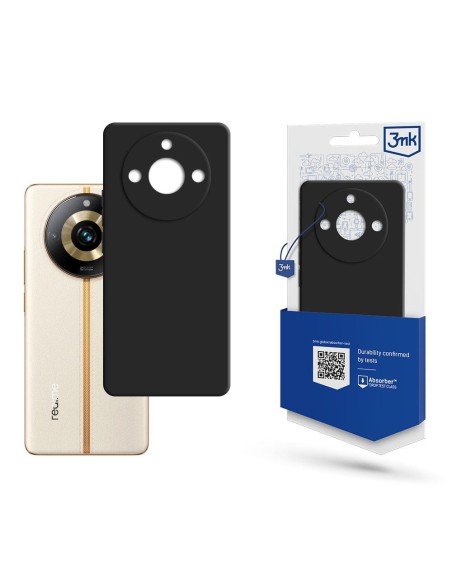 3mk matinis dėklas, skirtas Realme 11 Pro / 11 Pro+ – juodas 3mk matinis dėklas, skirtas Realme 11 Pro / 11 Pro+ – juodas