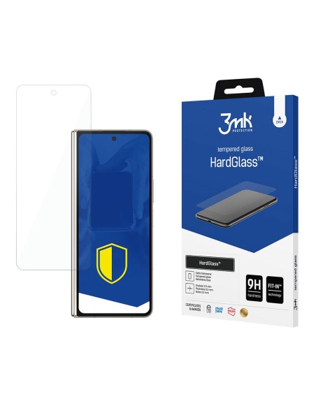 9H 3mk HardGlass™ stiklas ant Samsung Galaxy Z Fold 5 (priekyje) 9H 3mk HardGlass™ stiklas ant Samsung Galaxy Z Fold 5 (priekyje)