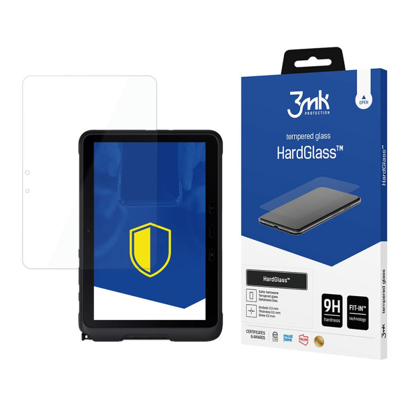 9H 3mk HardGlass™ stiklas, skirtas Samsung Galaxy Tab Active 4 Pro