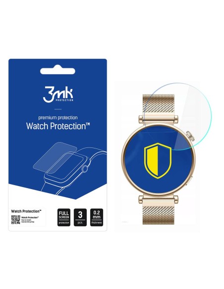 3mk Watch Protection™ v. FlexibleGlass Lite hibridinis stiklas ant Huawei Watch GT 4 41mm 3mk Watch Protection™ v. FlexibleGlass Lite hibridinis stiklas ant Huawei Watch GT 4 41mm