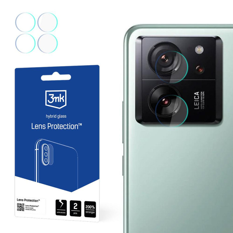 3mk Lens Protection™ hibridinis fotoaparato stiklas, skirtas Xiaomi 13T / 13T Pro