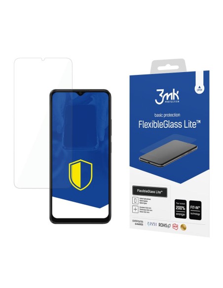 3mk FlexibleGlass Lite™ hibridinis stiklas ant Oppo A38 3mk FlexibleGlass Lite™ hibridinis stiklas ant Oppo A38