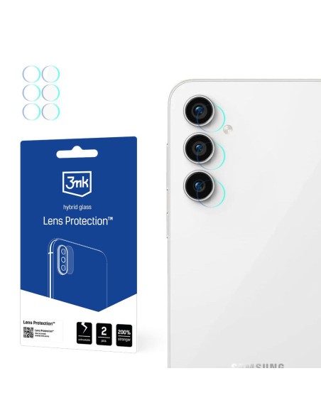 3mk Lens Protection™ hibridinis fotoaparato stiklas, skirtas Samsung Galaxy S23 FE 3mk Lens Protection™ hibridinis fotoaparato stiklas, skirtas Samsung Galaxy S23 FE